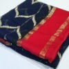 pure chiffon saree