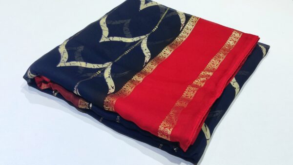 pure chiffon saree