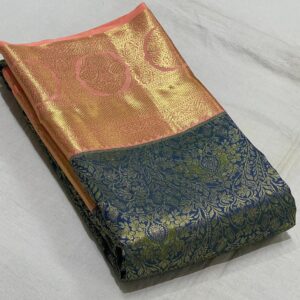 Unique Color Combo Kanjivaram silk sarees for wedding