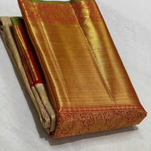 Big border kanjivaram silk saree