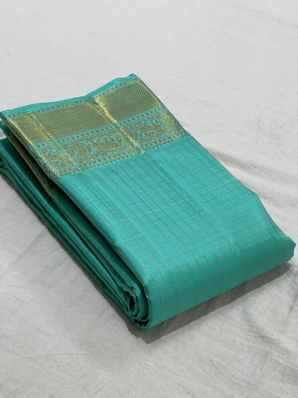 Pastel Color kanjivaram silk saree