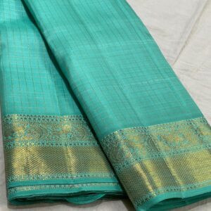 Pastel Color kanjivaram silk saree