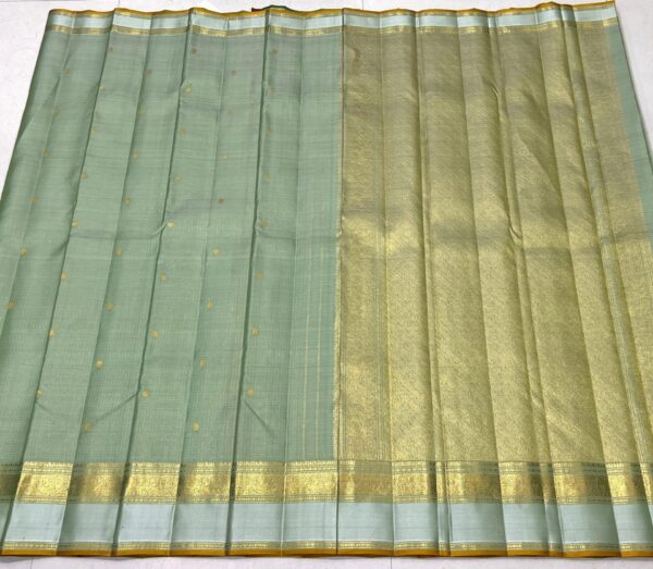 Kanjivaram Silk Saree in Self Pastel Color