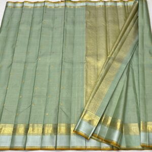 Kanjivaram Silk Saree in Self Pastel Color