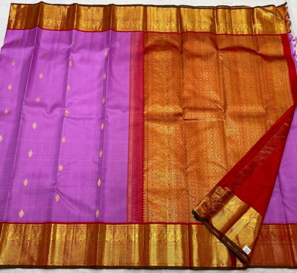 Kanjivaram Silk Saree: A Pink and Red Symphony