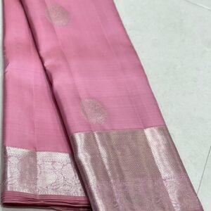 Kanjivaram Silk Saree : A Baby Pink Saree