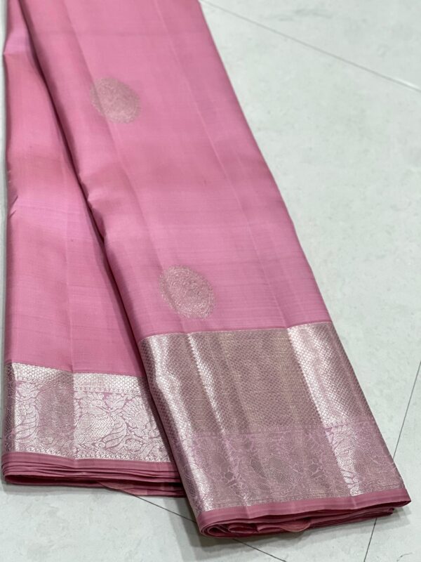 Kanjivaram Silk Saree : A Baby Pink Saree