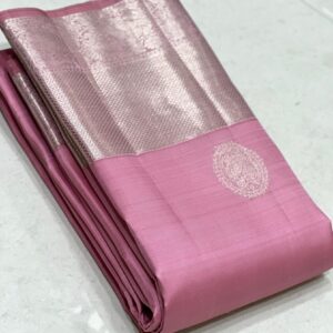 Kanjivaram Silk Saree : A Baby Pink Saree