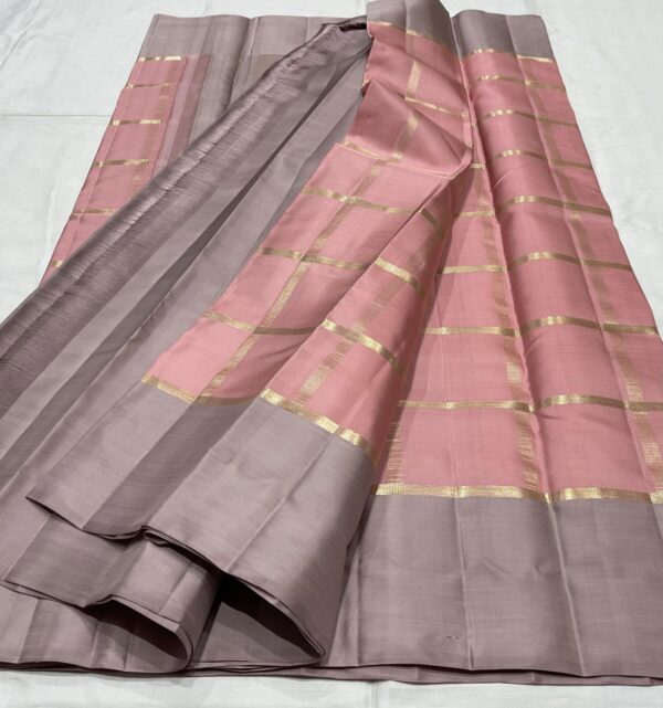 Pastel Color Kanjivaram Silk Saree Online Shopping