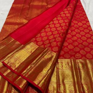 Red Kanjivaram Silk Saree To Buy Online