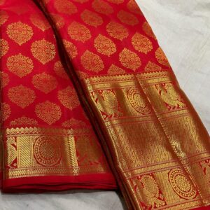 Red Kanjivaram Silk Saree To Buy Online