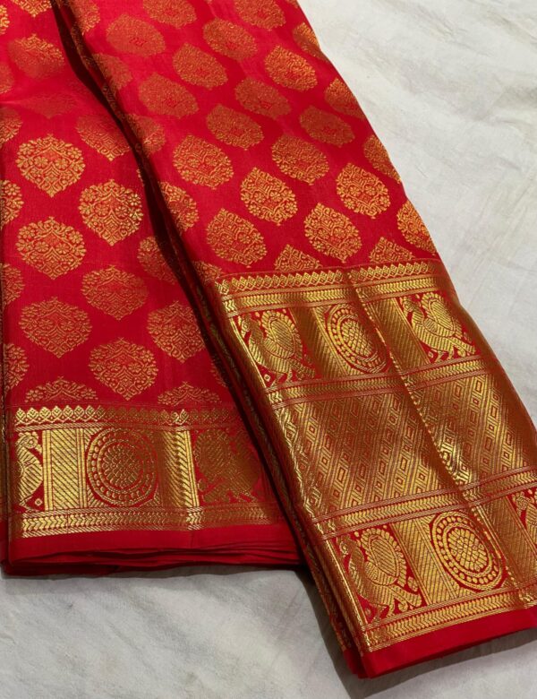 Red Kanjivaram Silk Saree To Buy Online