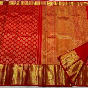 Red Kanjivaram Silk Saree To Buy Online