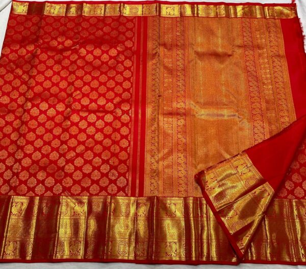 Red Kanjivaram Silk Saree To Buy Online