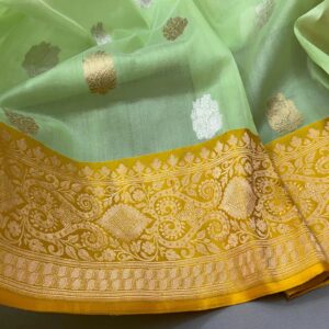 banarasi Kora silk