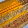 Banarasi Pure katan silk saree with meenakari border