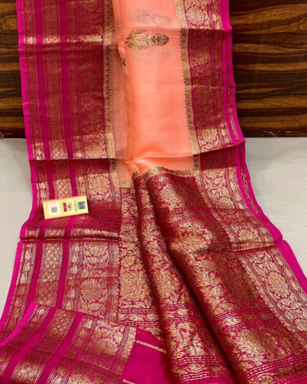 Beautiful Banarasi Organza Silk Saree online shopping