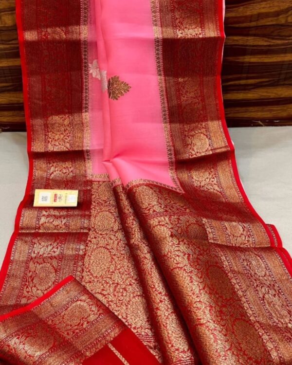 Exclusive Banarasi Organza Silk Saree To Buy Online