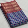 Traditional Kanjivaram Silk Saree In Checks Design