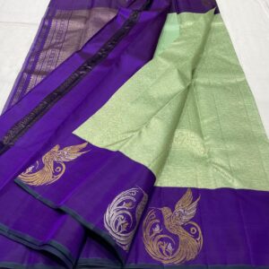 Designer Kanjivaram Silk Saree For Party wear To Buy Online