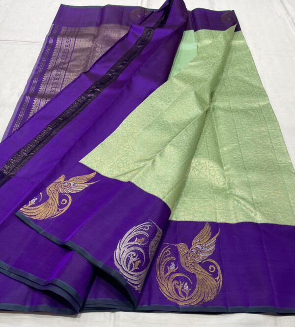 Designer Kanjivaram Silk Saree For Party wear To Buy Online