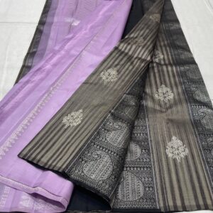 Borderless Kanjivaram Silk Saree To Buy Online