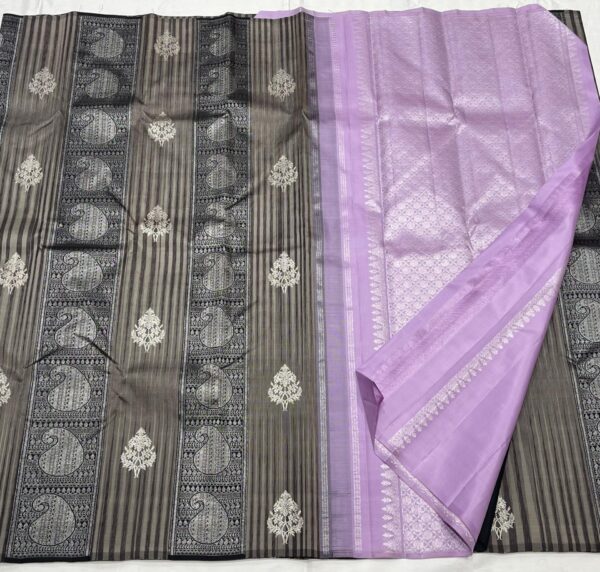 Borderless Kanjivaram Silk Saree To Buy Online