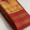 Wedding Red Kanjivaram Silk Saree with Gold Zari