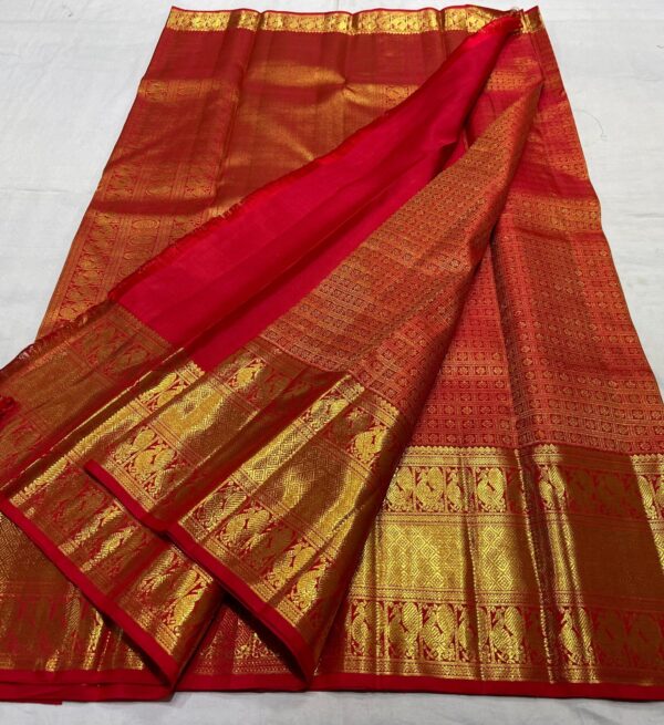 Red Kanjivaram Silk Saree To Buy Online