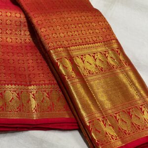 Red Kanjivaram Silk Saree To Buy Online