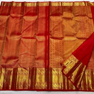 Red Kanjivaram Silk Saree To Buy Online