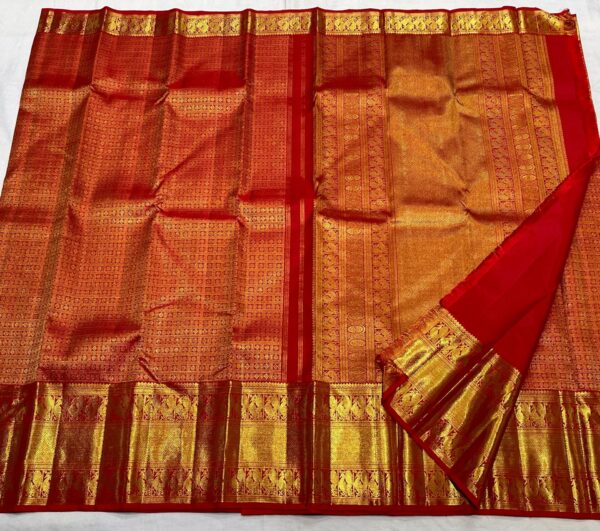 Red Kanjivaram Silk Saree To Buy Online