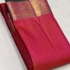 Kanjivaram Silk Saree in Candy Red and Pink