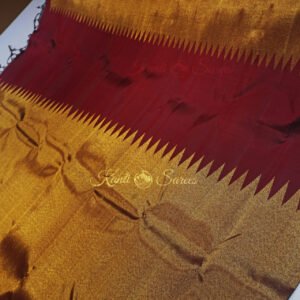Rekha Ji's Kanjivaram Silk Saree In Maroon Red