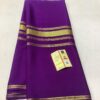 Pure Crepe Mysore Silk Sarees in Violet