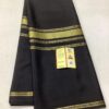 Pure Crepe Mysore Silk Sarees In Black