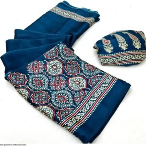 latest-ajarakh-luxe-printed-crepe-saree-