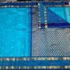 Retta Patta Border Kanchipuram Silk Saree In Light Blue
