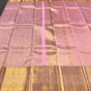 Baby Pink Kanchipuram SIlk Saree