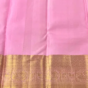 Baby Pink Kanchipuram SIlk Saree