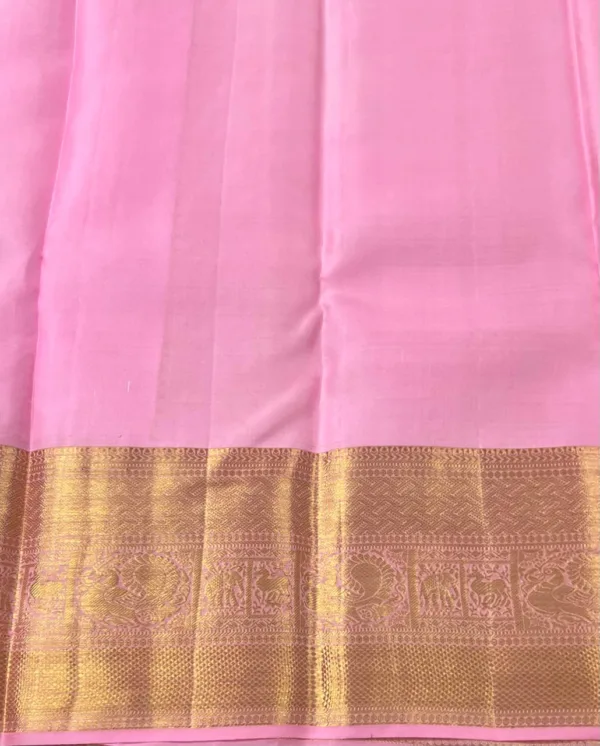 Baby Pink Kanchipuram SIlk Saree
