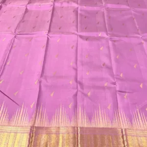 Kanchipuram Silk Saree In Baby Pink