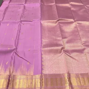 Kanchipuram Silk Saree In Baby Pink