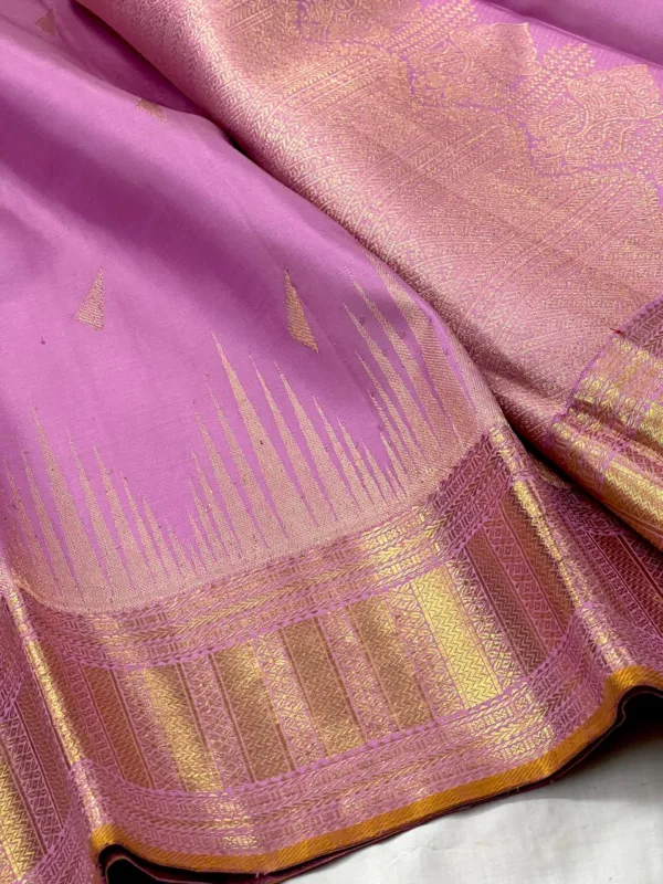 Kanchipuram Silk Saree In Baby Pink