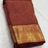 Traditional Kanchipuram Silk Saree In Maroon