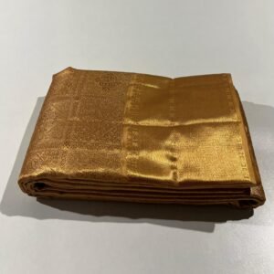 Golden Kanchipuram Silk Saree For Wedding
