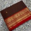 Kanchi Cotton Sarees In Maroon Red