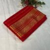 Semi Mysore Silk Saree In Red
