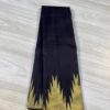 Temple Border Kanchipuram Silk Saree In Black