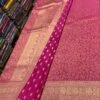 Banarasi Georgette silk saree In Rani Pink